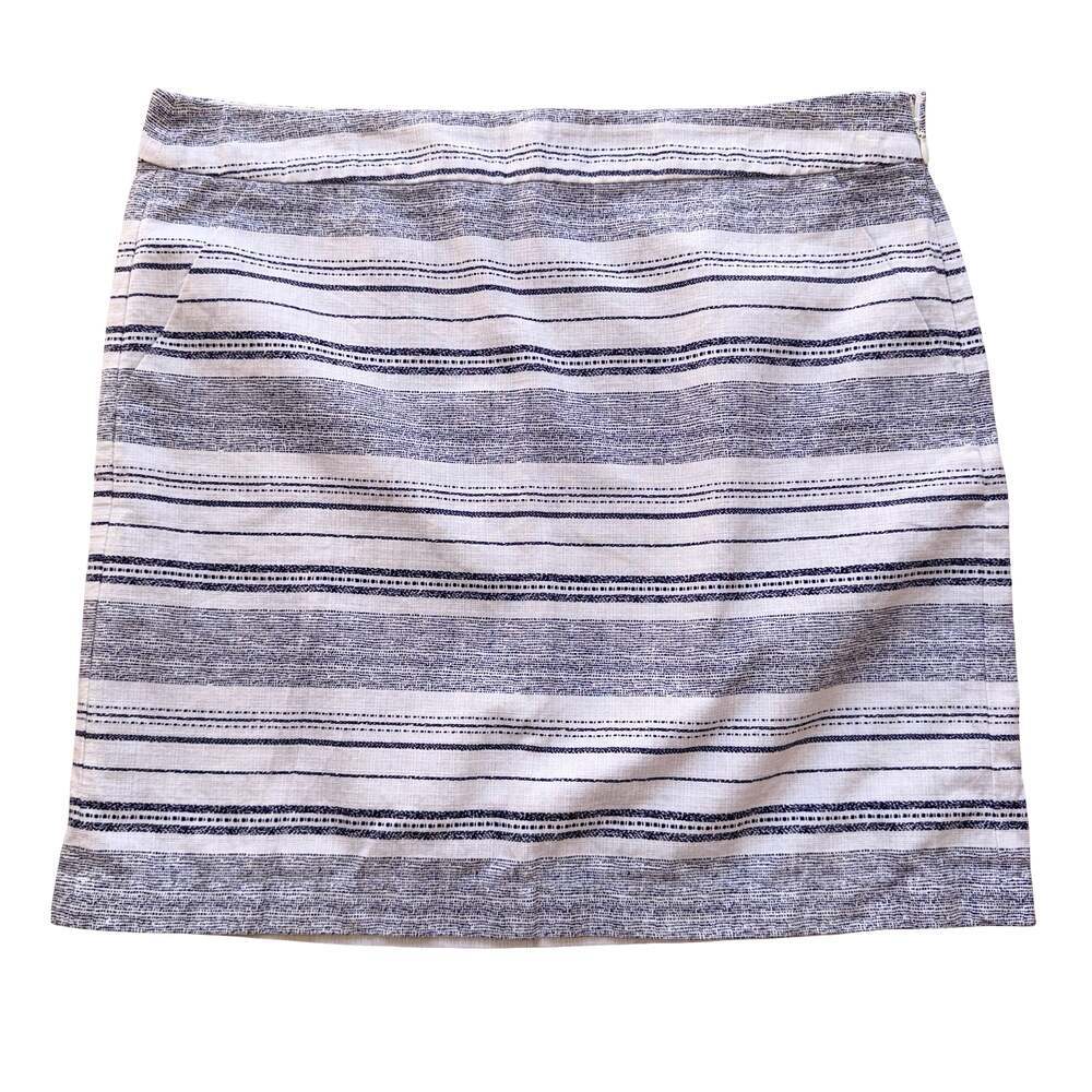 Tommy Hilfiger Striped Cotton Mini Skirt Size 10